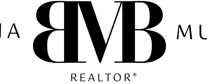 LLSRace - Black text logo reads “BRIANA MURRAY” with large overlapping letters “BM” in the center and “REALTOR®” below. White background. - Love Like Sean Race